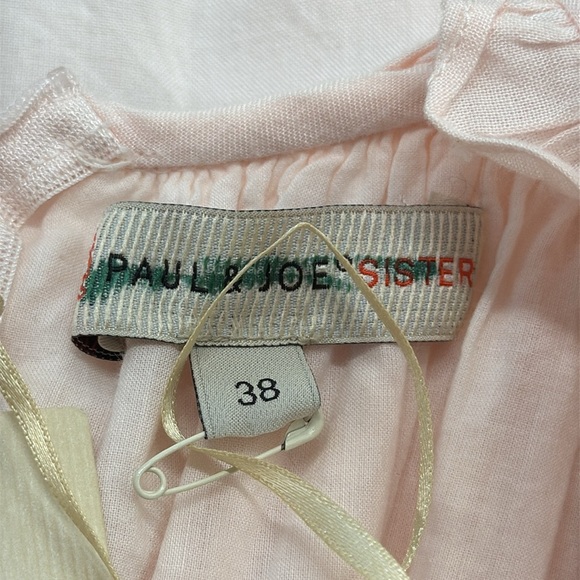 Paul & Joe Sister NWT Baby Rose Pink Eyelet Ruffle Backless Mini Dress - Picture 10 of 13
